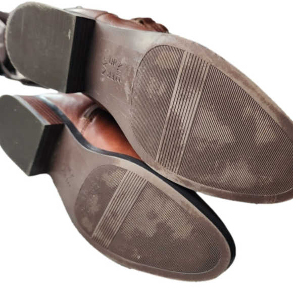 EUC Naturalizer Brown Reid Wide Calf Knee High Boot - Size 8.5 Wide - Picture 12 of 14